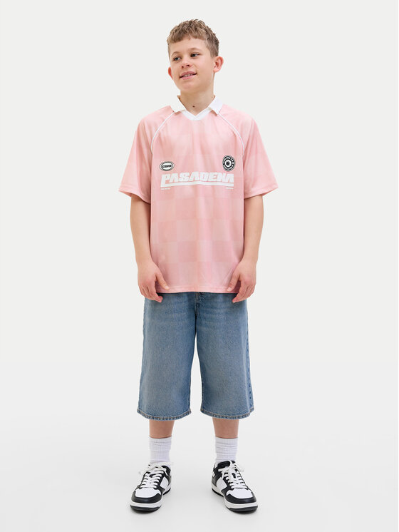 Jack & Jones Junior Jack & Jones Junior Поло 12278700 Рожевий Loose Fit