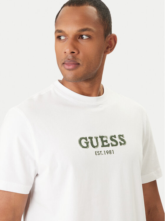 Guess Guess Футболка M6GI16 K3032 Білий Regular Fit