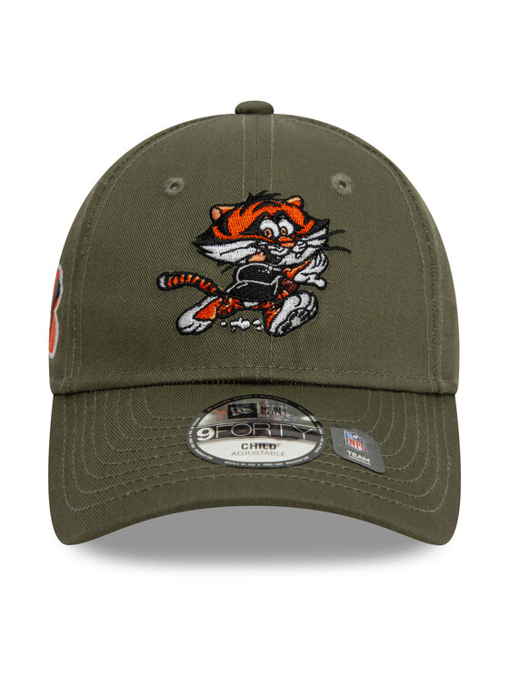 New Era Gorra con visera New Era Cincinnati Bengals Nfl Mascot 9Forty 60595389 Verde