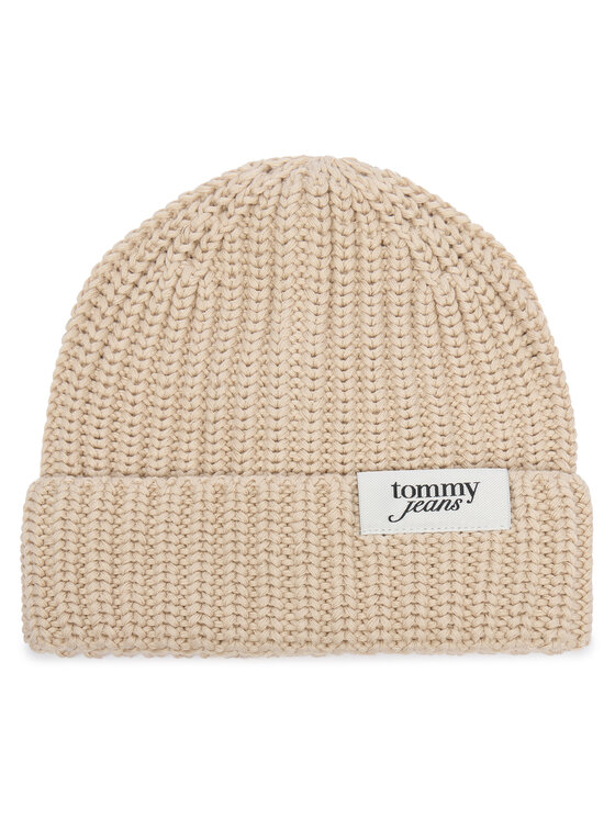 Tommy Hilfiger Čepice Tommy Hilfiger Script AW0AW18972 Krémová