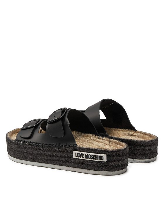 LOVE MOSCHINO Еспадрильї LOVE MOSCHINO JA28233G0IIAX000 Чорний