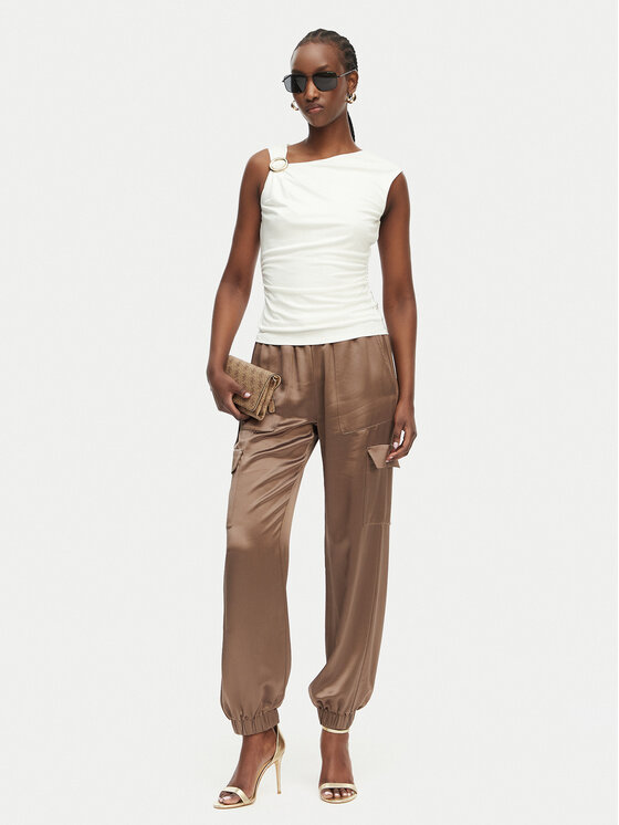 Marciano Guess Marciano Guess Топ G6GP02 K3068 Кремовий Slim Fit