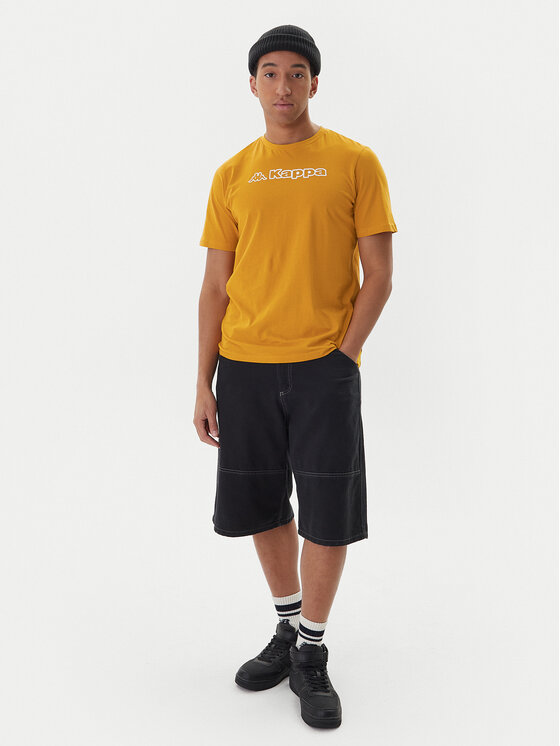 Kappa Kappa Camiseta Feddu 311H7HW Amarillo Regular Fit