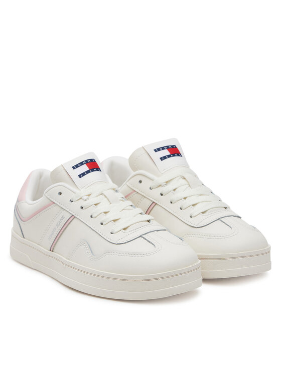 Tommy Jeans Sneakersy Tommy Jeans The Greenwich Leather EN0EN02794 Biela