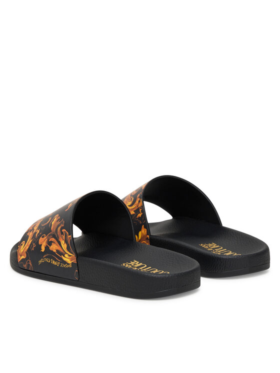 Versace Jeans Couture Шльопанці Versace Jeans Couture 79VA3SQ3 Чорний