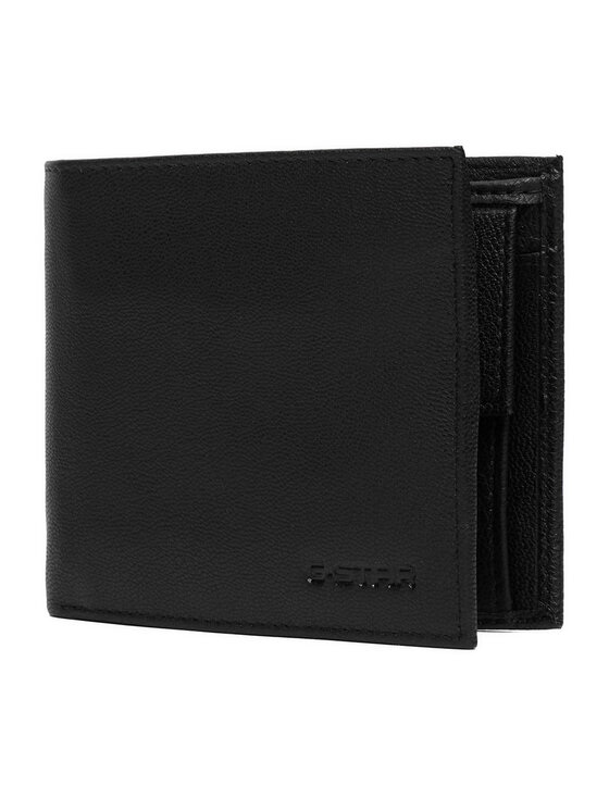 G-Star Raw Πορτοφόλι G-Star Raw HP-LEO-1-GOAT Μαύρο