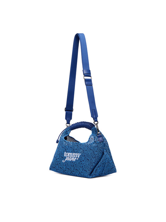 Tommy Jeans Táska Tommy Jeans Tjw Summer Crochet Crossover AW0AW18779 Kék