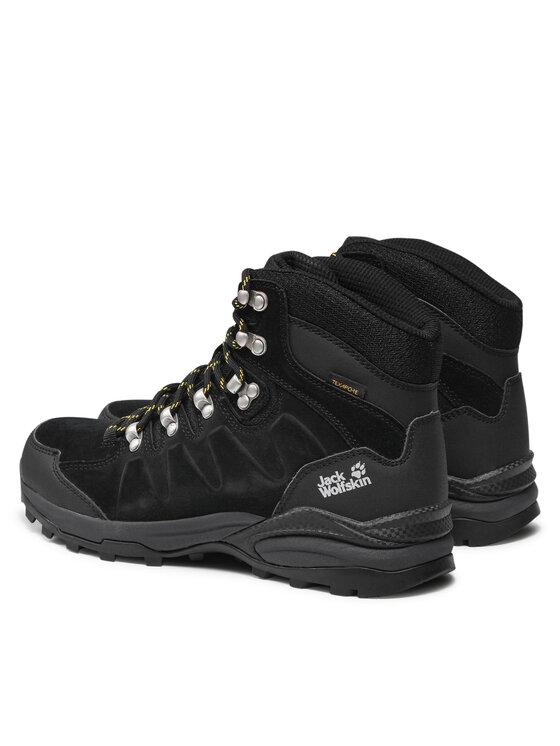 Jack Wolfskin Trekingová obuv Jack Wolfskin Refugio Texapore Mid M 4049841 Černá