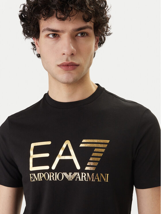 EA7 Emporio Armani EA7 Emporio Armani Majica 7M001412 AF22264 MC004 Črna Regular Fit