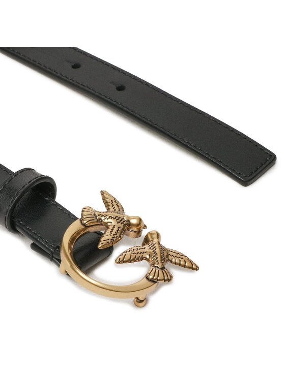 PINKO Жіночий ремінь Pinko Love Berry H2 Belt PE 23 PLT01 100143 A0F1 Чорний