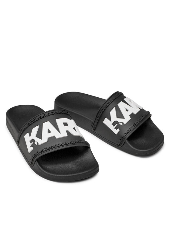 KARL LAGERFELD Klapki KARL LAGERFELD KL80904 Czarny
