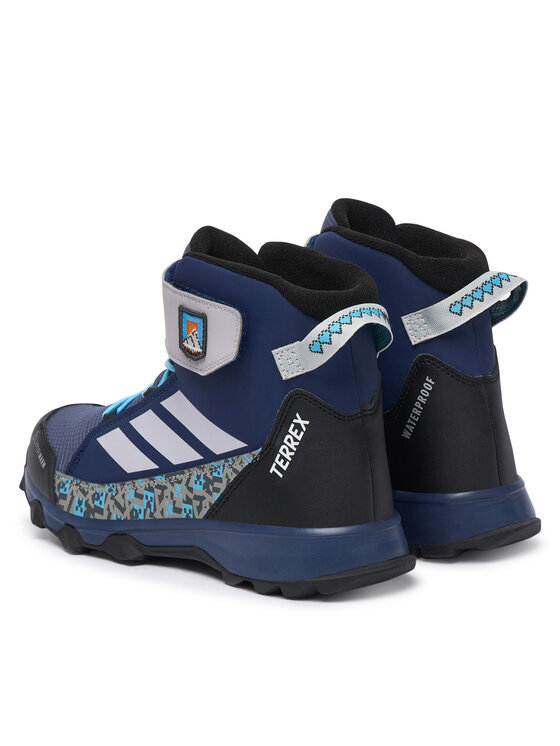 adidas Turistiniai batai adidas Minecraft Terrex Snow Cf Climawarm Winter Shoes Kids KJ6489 Mėlyna