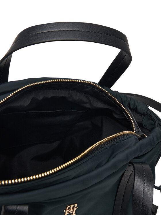 Tommy Hilfiger Plecak Tommy Hilfiger Th Soft Nylon Tote/Backpack AW0AW19029 Czarny