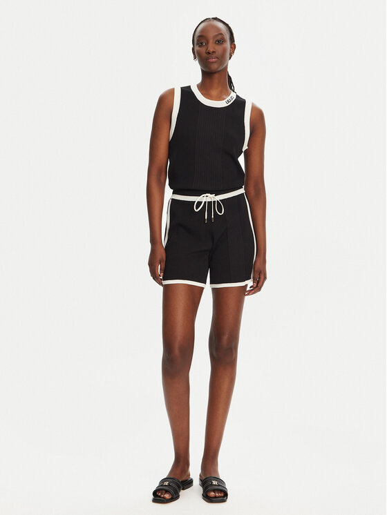Liu Jo Sport Liu Jo Sport Топ TA5092 MS022 Чорний Regular Fit