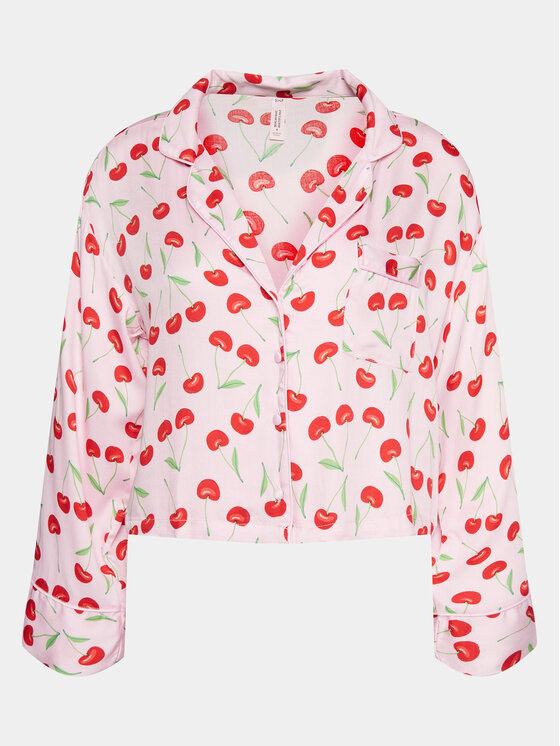 Hunkemöller Hunkemöller Camiseta de pijama 205059 Rosa Relaxed Fit