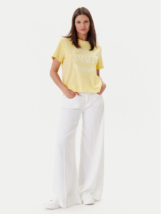 Vero Moda Vero Moda Футболка Sonna 10327143 Жовтий Regular Fit