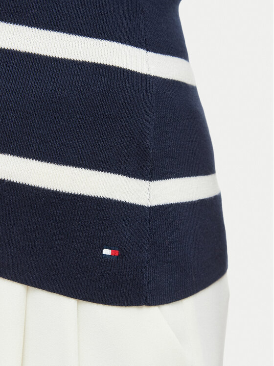Tommy Hilfiger Tommy Hilfiger Top WW0WW48480 Azul marino Slim Fit