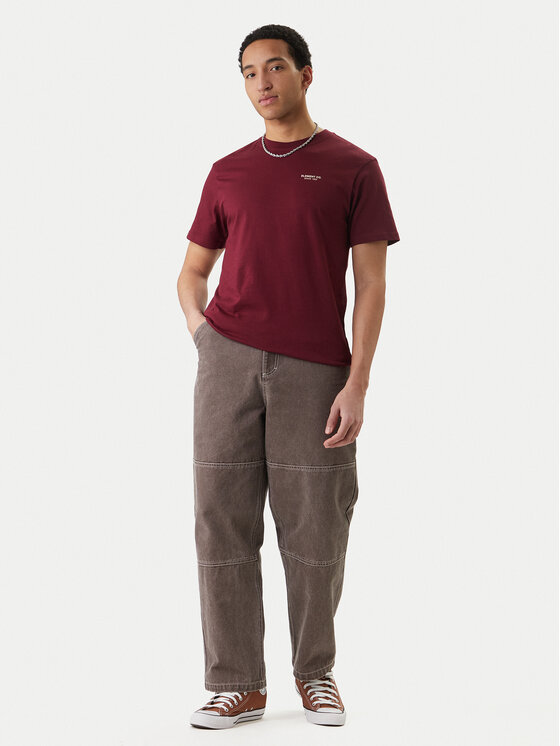Element Element Camiseta Element Co ELYZT00603 Guinda/burdeos Regular Fit