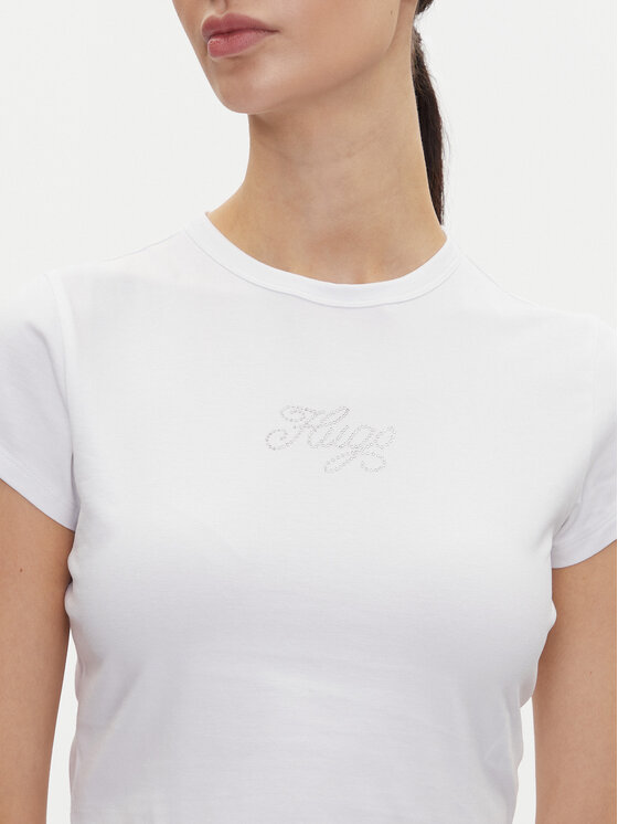 HUGO HUGO Футболка Dome_B 50537247 Білий Slim Fit