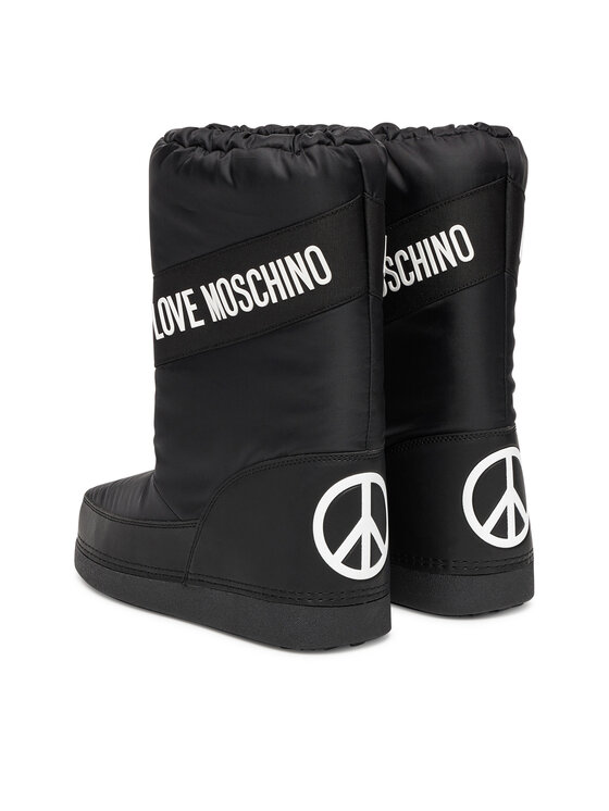 LOVE MOSCHINO Škornji za sneg LOVE MOSCHINO JA24032G1NISA000 Črna