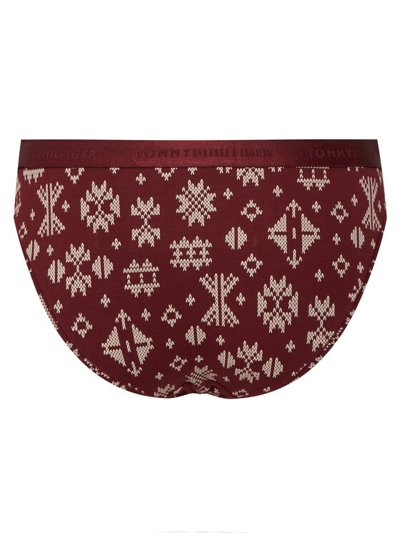 Tommy Hilfiger Tommy Hilfiger Conjunto de bragas UW0UW05529 Rojo oscuro