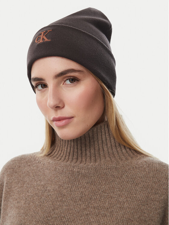 Calvin Klein Czapka Calvin Klein LV04F8098G Brązowy