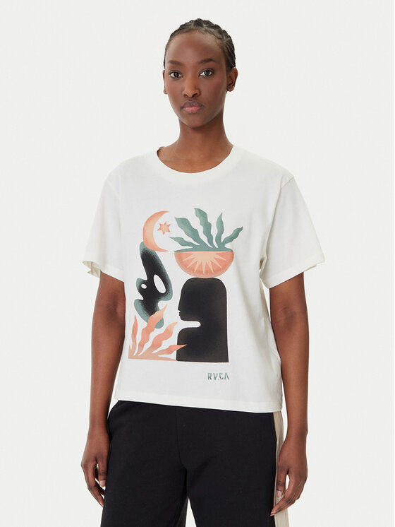 RVCA RVCA Camiseta Collage EVJZT00163 Blanco Easy Fit