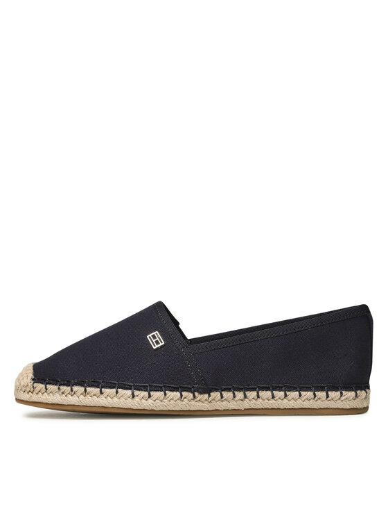 Tommy Hilfiger Espadrile Tommy Hilfiger Essential Espadrille FW0FW07458 Tamnoplava