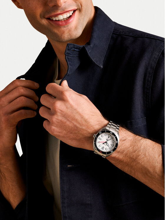 Fossil Годинник Fossil Neutra Chrono FS6063 Коричневий