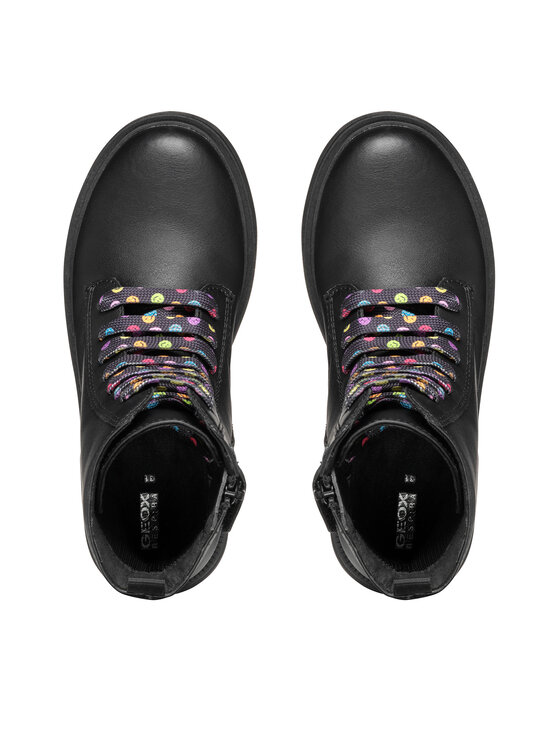 Geox Zābaki Geox Jr Eclair J049QD 0003W C9240 S Melns