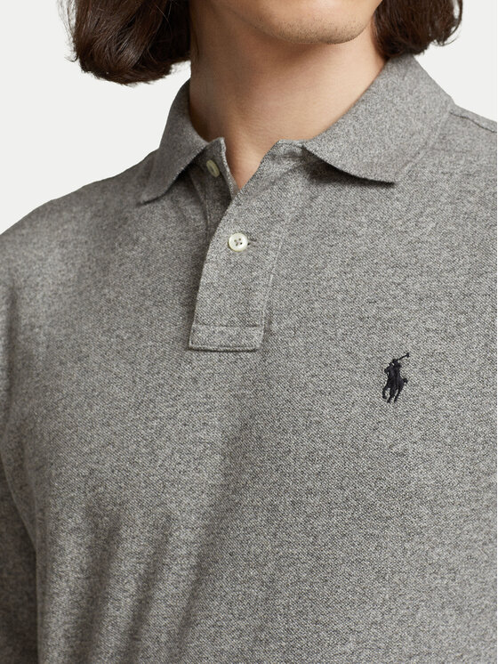Polo Ralph Lauren Polo Ralph Lauren Polo majica 710681126003 Siva Slim Fit
