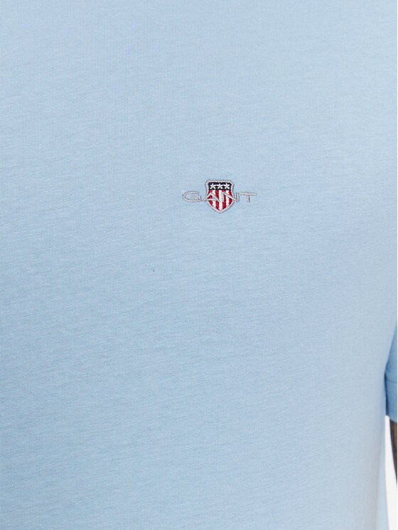 Gant Gant T-shirt Shield 2003184 Celeste Regular Fit