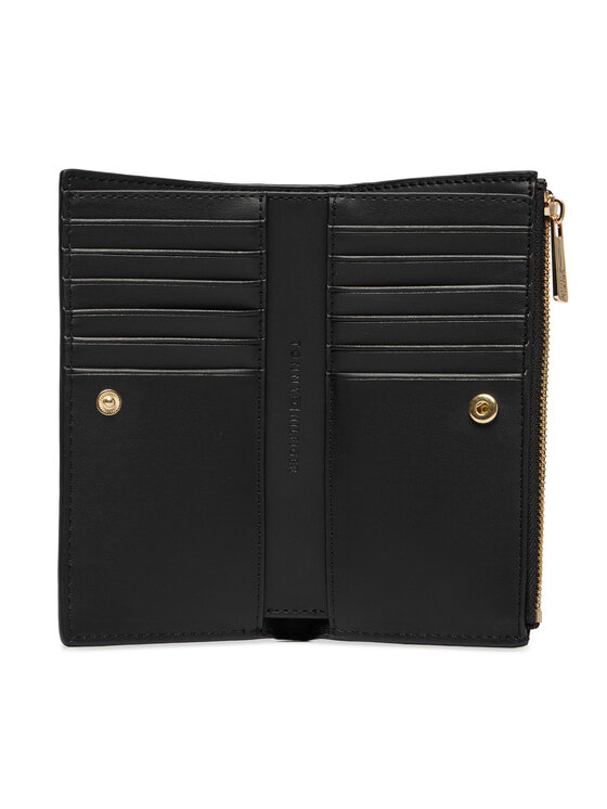 Tommy Hilfiger Cartera Tommy Hilfiger Th Icon Long Bifold Mono AW0AW18989 Negro