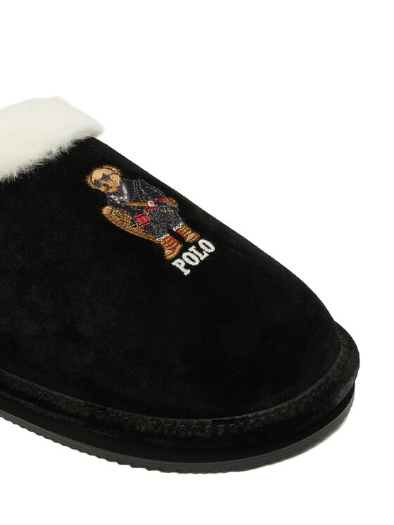 Polo Ralph Lauren Papuče Polo Ralph Lauren 842P03594002 Čierna