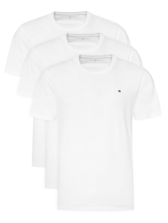 Tommy Hilfiger Tommy Hilfiger Set di t-shirt UM0UM03379 Bianco Regular Fit