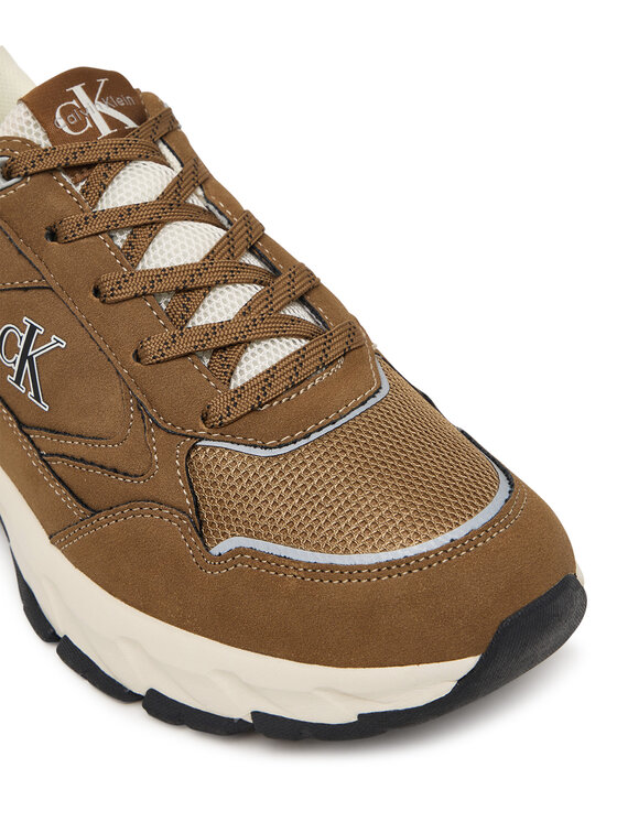 Calvin Klein Sneakersy Calvin Klein V3X9-83485-1960 S Hnedá
