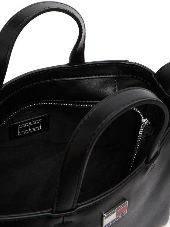Tommy Jeans Τσάντα Tommy Jeans Tjw City Charm Mini Tote AW0AW18580 Μαύρο