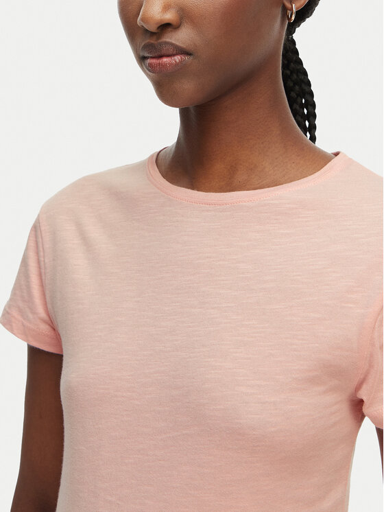 Tommy Hilfiger Tommy Hilfiger Camiseta WW0WW48702 Rosa claro Slim Fit