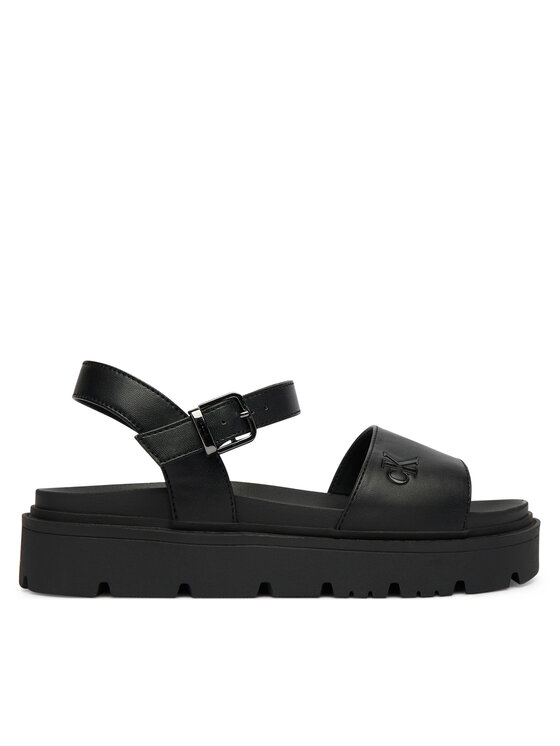 Calvin Klein Sandali Calvin Klein Velcro Sandal V3A2-83255-0326 Črna