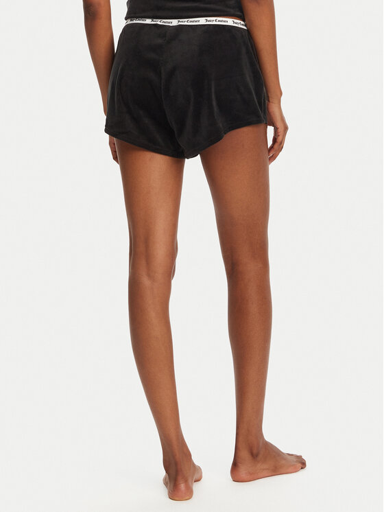 Juicy Couture Juicy Couture Піжамні шорти Austyn JCLHS125502 Чорний Regular Fit