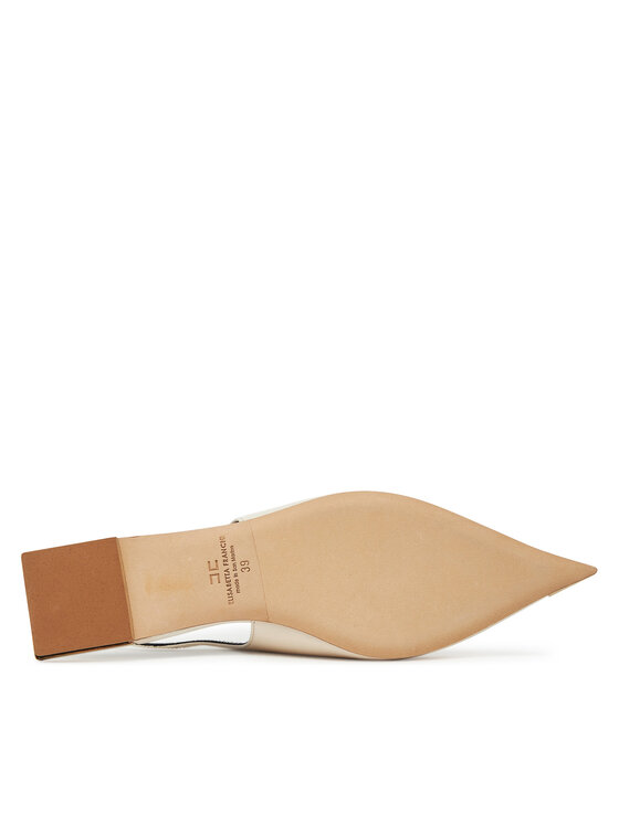 Elisabetta Franchi Балетки Elisabetta Franchi SA-07L-51E2 Écru