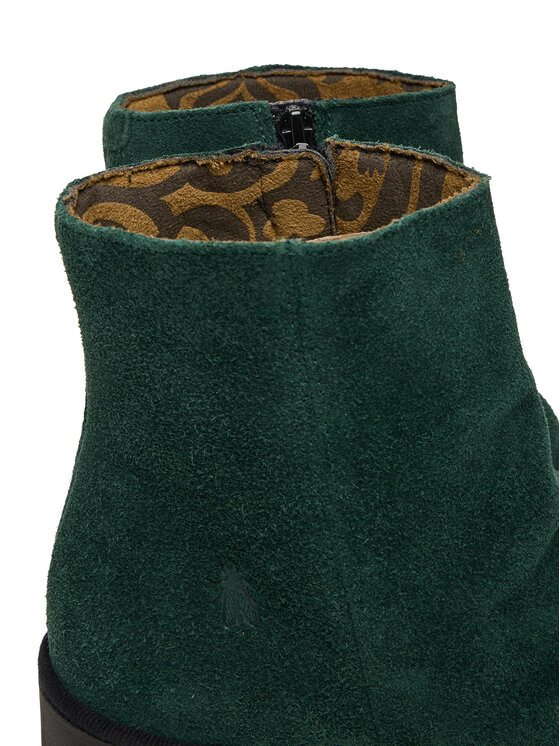 Fly London Polokozačky Fly London Bannfly P501538012 Zelená