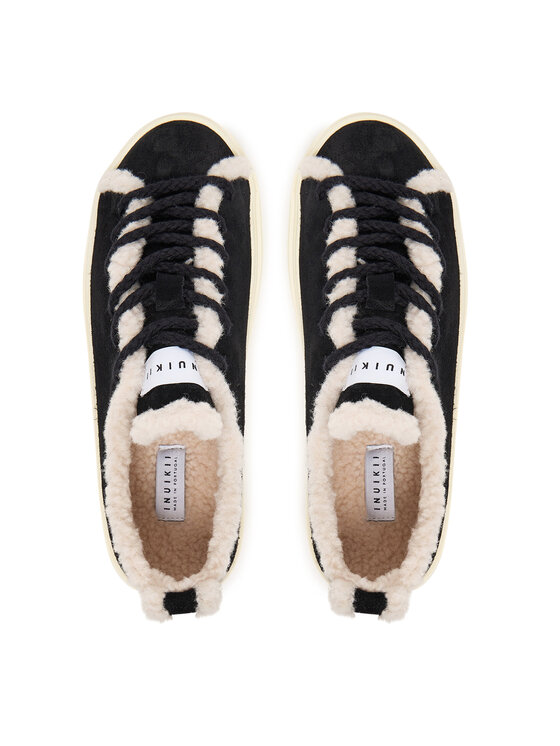 Inuikii Снікерcи Inuikii Shearling Low 1001.001.0242 Чорний