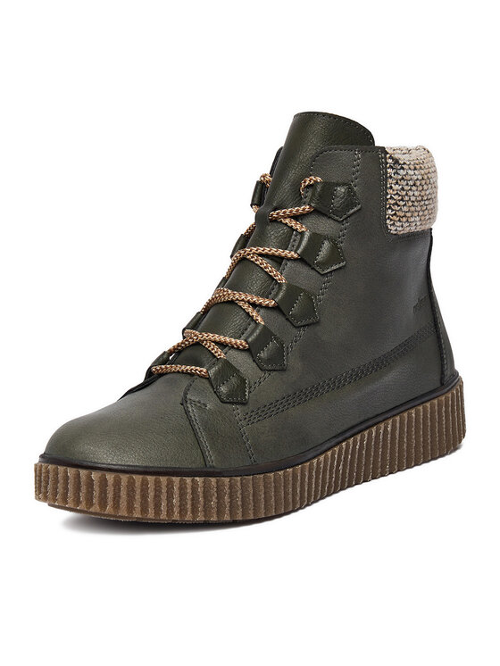 Rieker Botines planos Rieker CEO-Y4300-52 Verde oscuro