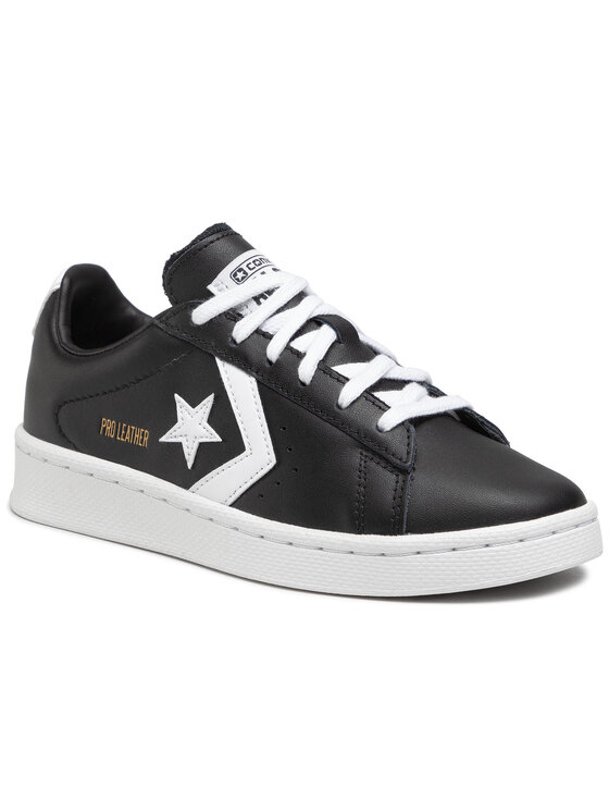 Converse Snīkeri Converse Pro Leather Ox 167238C Melns
