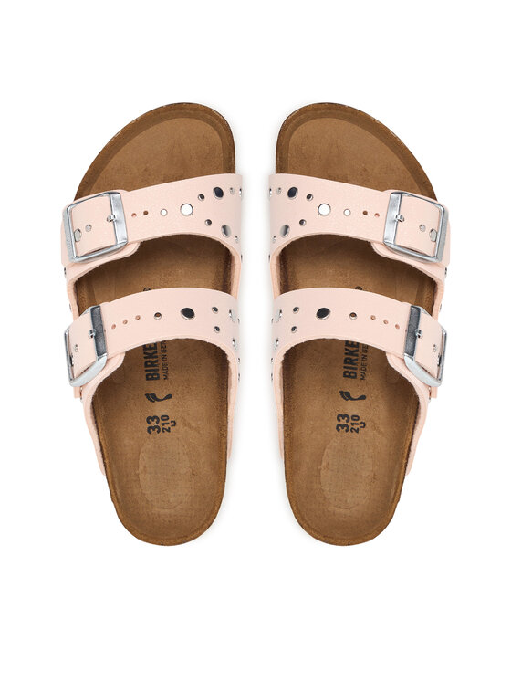 Birkenstock Παντόφλες Birkenstock Arizona Rivets 1032546 M Ροζ χρυσό