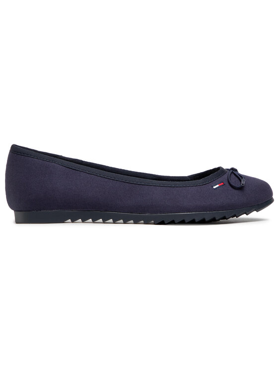 Tommy Jeans Bailarinas Tommy Jeans Essential Tommy Jeans Ballerina EN0EN01284 Azul marino