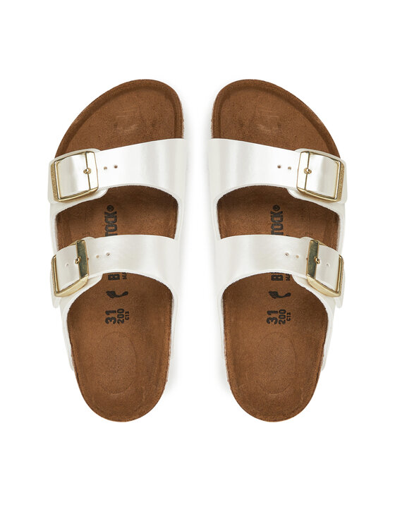 Birkenstock Šľapky Birkenstock Arizona Kids 1029456 S Biela