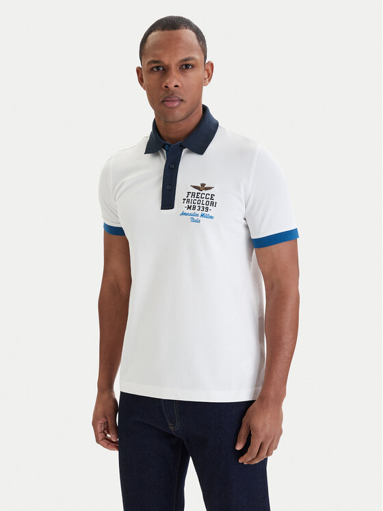 Aeronautica Militare Aeronautica Militare Polo 261PO1908UP00191 Blanco Slim Fit