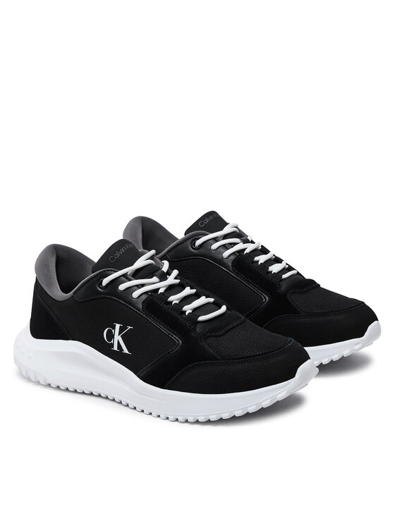Calvin Klein Jeans Sneakersy Calvin Klein Jeans Eva Runner Low Mg Wmm YM0YM01145 Czarny